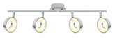 Lampa sufitowa ISLA listwa regulowana 4-punktowa LED do korytarza metalowa