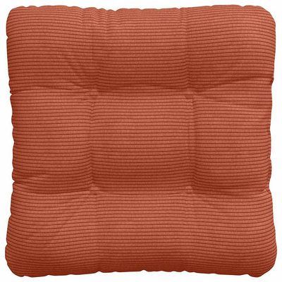 Poduszki na siedziska 4 pcs Czerwono-pomarańczowy 40 x 40 cm