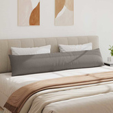 Poduszki na sofę 2 pcs Ciemnoszary 200 x 40 cm tkanina