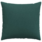 Poduszki na sofę 2 pcs Ciemna zieleń 45 x 45 cm tkanina