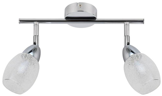 Lampa sufitowa RICO listwa regulowana LED 2-punktowa do salonu metalowa