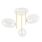 Lampa sufitowa ARGO 3 WH TRANSPARENT