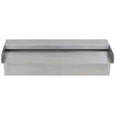 Fontanna/wodospad do basenu, prostokątny, stal nierdzewna, 30 cm