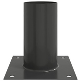 Okrągły kotwicy gruntowej 12 pcs antracytowy 15 x 15 x 15 cm