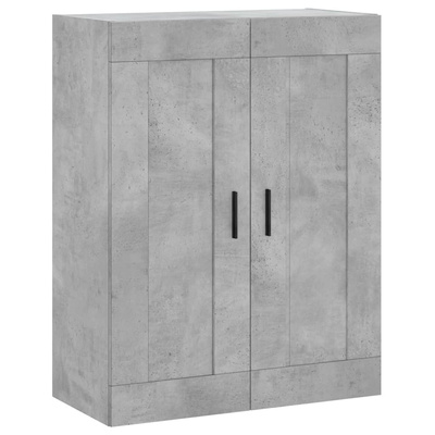vidaXL Szafka wisząca, szarość betonu, 69,5x34x90 cm wariant 9