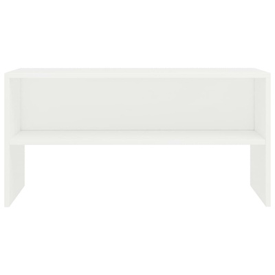 vidaXL Szafka pod TV, biała, 80x40x40 cm, materiał drewnopochodny