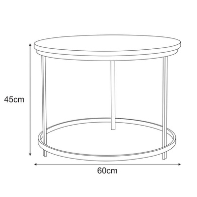 Meble dekoracyjne KS-30 KOMPLET STOLIKÓW z serii KAJA HOME