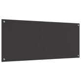 Panel kuchenny Ciemnoszary 120 x 50 cm szkło hartowane