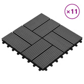 Płytka Tarasowa 11 pcs Szary 30 x 30 cm