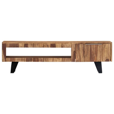 vidaXL Szafka pod TV, 140x30x40 cm, lite drewno sheesham