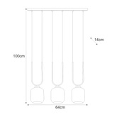 Lampa wisząca K-5586 z serii BONO