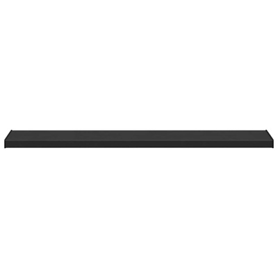 Parapet okienny Czarny z rysunkiem drewna 140 x 35 x 4,5 cm PVC
