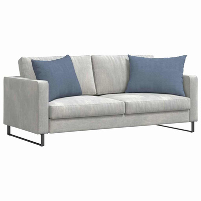 Poduszki na sofę 2 pcs Niebieski 70 x 50 cm Tkanina sztruksowa