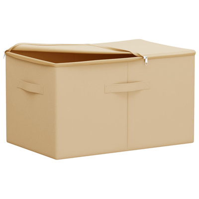 Skrzynia do przechowywania 6 pcs kremowy 55 x 35 x 32 cm