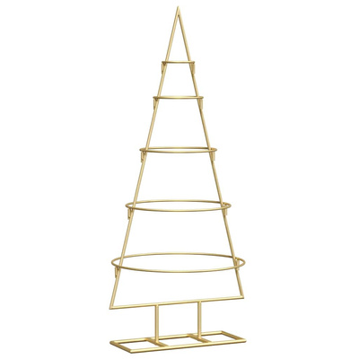 Metalowa choinka świąteczna złoty 90 cm Stal Malowana Proszkowo