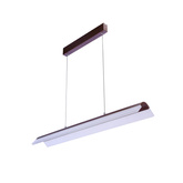 Lampa sufitowa wisząca candellux curacoa led brązowy 4000k