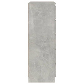 vidaXL Komoda, szarość betonu, 60x36x103 cm, materiał drewnopochodny