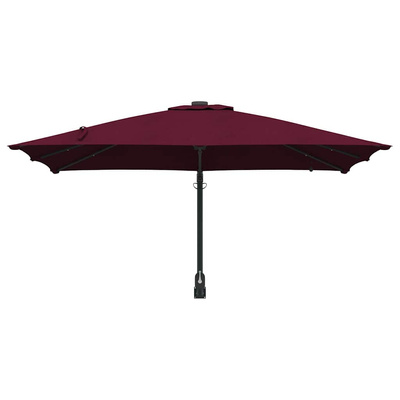 Parasolka ogrodowa Bordeaux Czerwony 248,5 x 247,5 x 160 cm