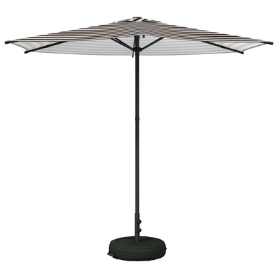 Parasol ogrodowy z podstawą 270 x 270 cm Poliester Prostokątny
