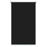 Roleta zewnętrzna 90% blokada UV Czarny 80 x 230 cm HDPE