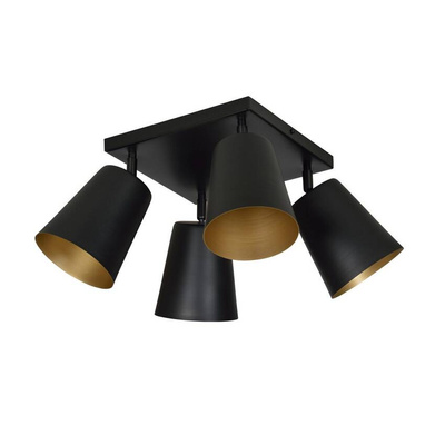 Lampa wisząca PRISM 4 BLACK / GOLD