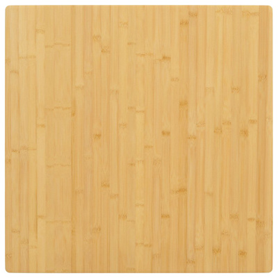 Blat do stołu, 70x70x2,5 cm, bambusowy