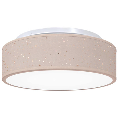 Lampa Sufitowa Ciemnoszary 38 x 38 x 13,5 cm tkanina