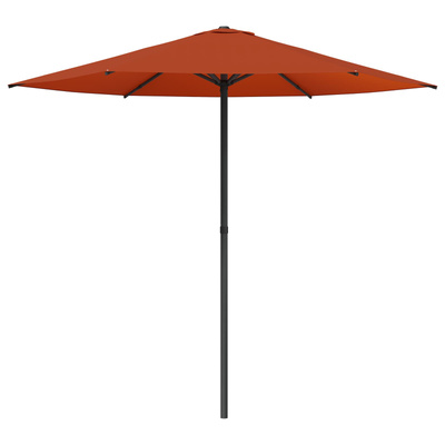 Parasolka ogrodowa 230 x 230 cm Poliester Prostokątny terakota