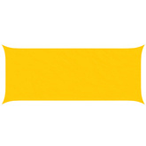 Żagiel przeciwsłoneczny żółty 6 x 2,5 m 100% poliester Oxford