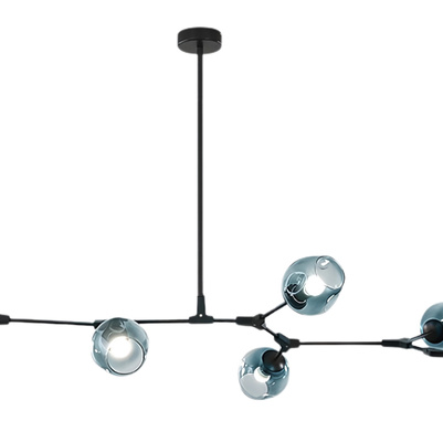 Lampa sufitowa Abigali SMOKEY 9xE27