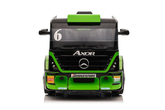 Auto Na Akumulator Ciężarówka Mercedes + Naczepa XMX622B Zielony LCD