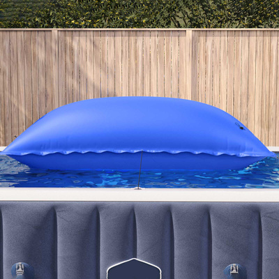 Poduszka basenowa na zimę Niebieski 380 x 180 x 140 cm PVC