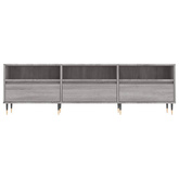 vidaXL Szafka pod TV, szary dąb sonoma, 150x30x44,5 cm wariant 5