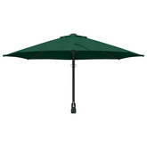 Parasolka ogrodowa Zielony 248 x 248 x 148 cm Poliester i Stal