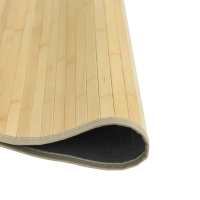 vidaXL Dywan okrągły, jasny naturalny, 60 cm, bambusowy