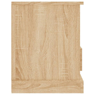 vidaXL Szafka pod TV dąb sonoma 93x35,5x45 cm materiał drewnopochodny