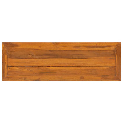 vidaXL Szafka pod TV, 110 x 35 x 40 cm, lite drewno tekowe