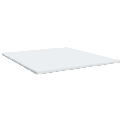Łóżko kontynentalne z materacem jasnoszary 200 x 200 cm tkanina
