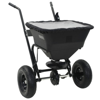 Rozsiewacz do soli, pchany, PVC i stal, 45 L, 106 x 73 x 76 cm