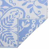 vidaXL Dywan na zewnątrz, błękitny, 190x290 cm, PP