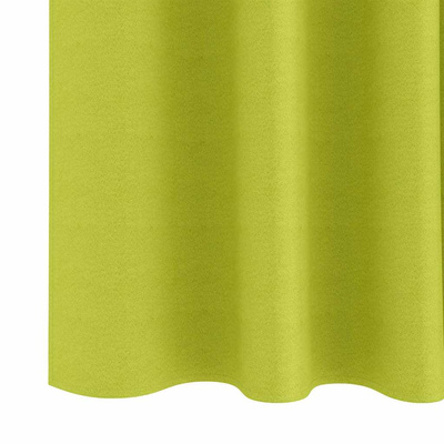 Firany blackout z kółkami 2 pcs Zielony 245 x 140 cm Poliester