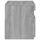 vidaXL Szafka pod TV z oświetleniem LED, szary dąb sonoma, 60x35x40 cm