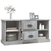 vidaXL Szafka pod TV, szarość betonu, 99,5x35,5x48 cm