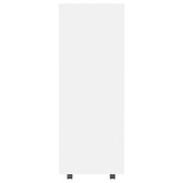 Szafka, biała, 80x40x110 cm, materiał drewnopochodny
