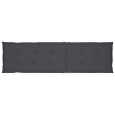 vidaXL Leżak tarasowy z podnóżkiem i poduszką, lite drewno akacjowe