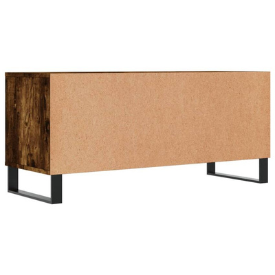vidaXL Szafka pod TV, przydymiony dąb, 100x34,5x44,5 cm model standard