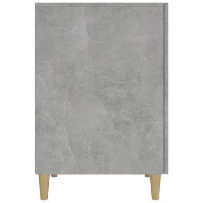 vidaXL Biurko, szarość betonu, 140x50x75 cm, materiał drewnopochodny wariant 4