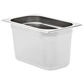 Pojemniki gastronomiczne 4 szt. GN 1/4, 150 mm, stal nierdzewna