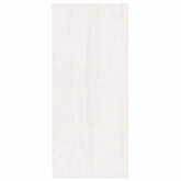 Szafka, biała, 70x33x76 cm, lite drewno sosnowe