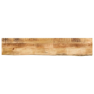 Blat stołu, 140x40x2,5 cm, naturalna krawędź, drewno mango
